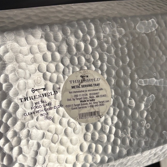 Threshold Silver Rectangular Serving Tray - Picture 3 of 4